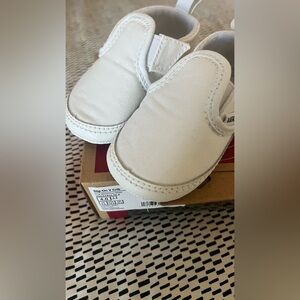 Vans Classic White Slip-On Crib Shoes